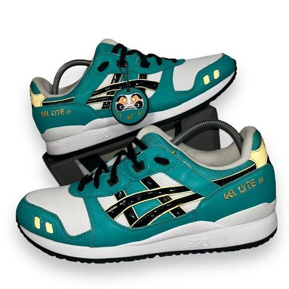 Asics Gel-Lyte III OG "Teal Daruma" Baltic Jewel/Black 1201A180 Men's 10 - Picture 1 of 11